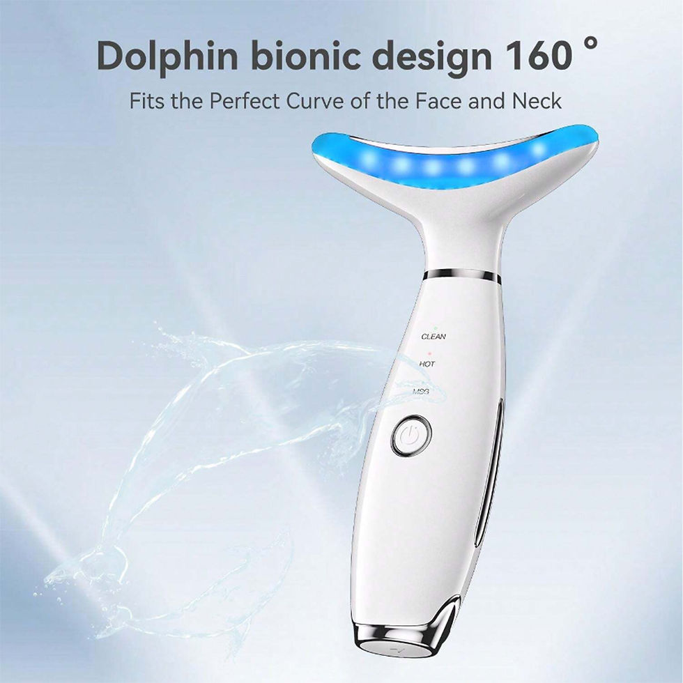 Miniatura: Neck Face Beauty Device Lifting  Photon Therapy Vibration Facial Massager Double