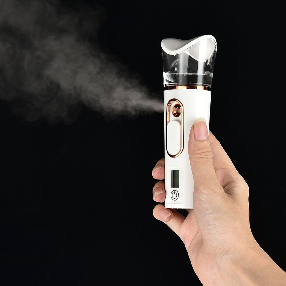Miniatura: Spray Facial Steamer Mini Handheld Portable Mist Sprayer Water Replenishment Ins