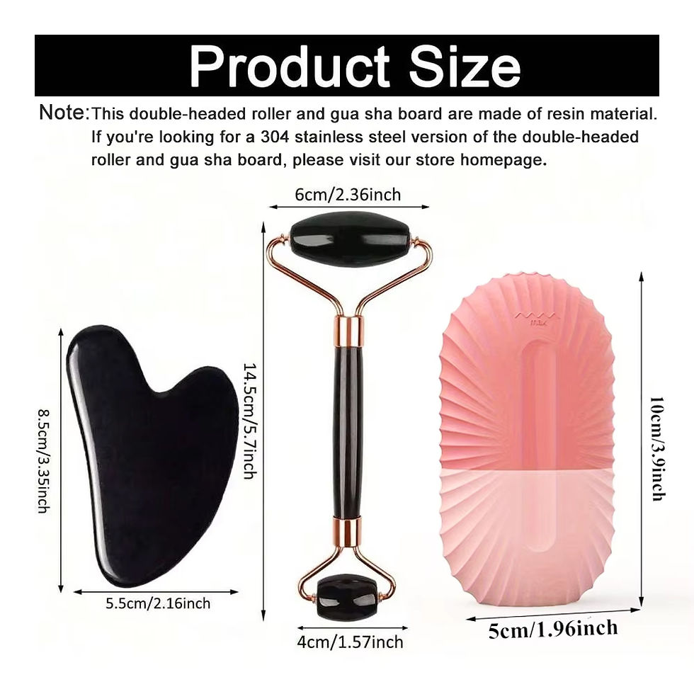 Miniatura: 1/2/3pcs Ice Face Roller Facial Skincare Ice Roller Facial Roller GuaSha Face To