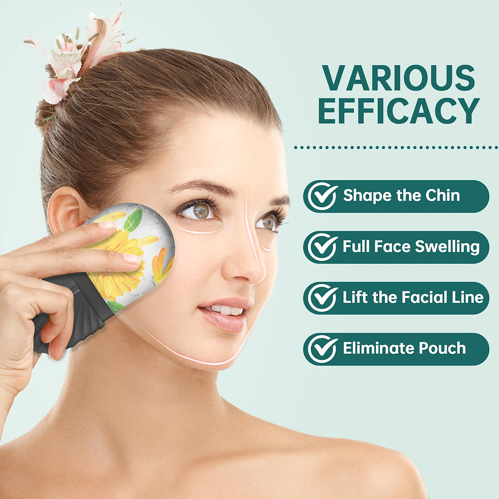 Miniatura: 1/2/3pcs Ice Face Roller Facial Skincare Ice Roller Facial Roller GuaSha Face To