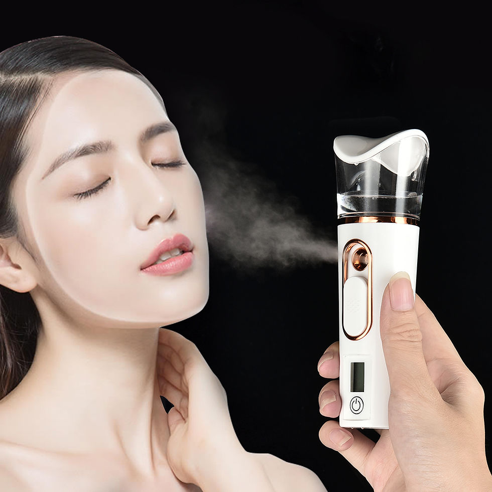 Miniatura: Spray Facial Steamer Mini Handheld Portable Mist Sprayer Water Replenishment Ins