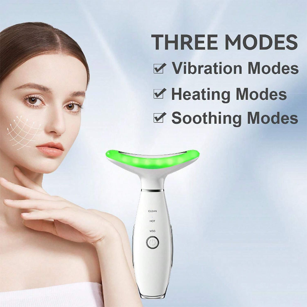 Miniatura: Neck Face Beauty Device Lifting  Photon Therapy Vibration Facial Massager Double