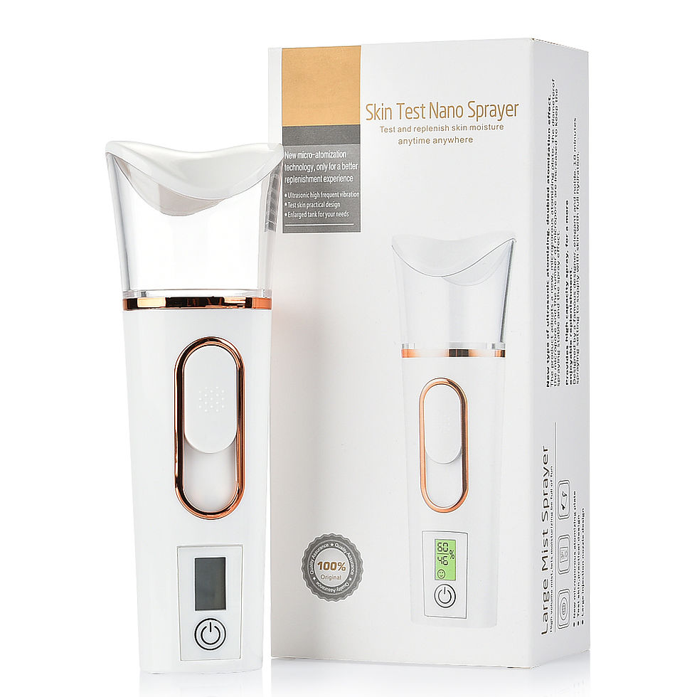 Miniatura: Spray Facial Steamer Mini Handheld Portable Mist Sprayer Water Replenishment Ins