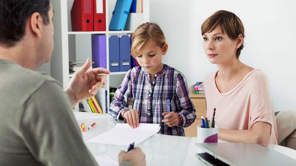 Child receiving support for child anxiety Dubai symptoms.