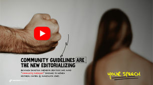 Community guidelines are the new editorializing.