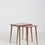 Thumbnail: Set van 2 houten nesttafels, jaren '60