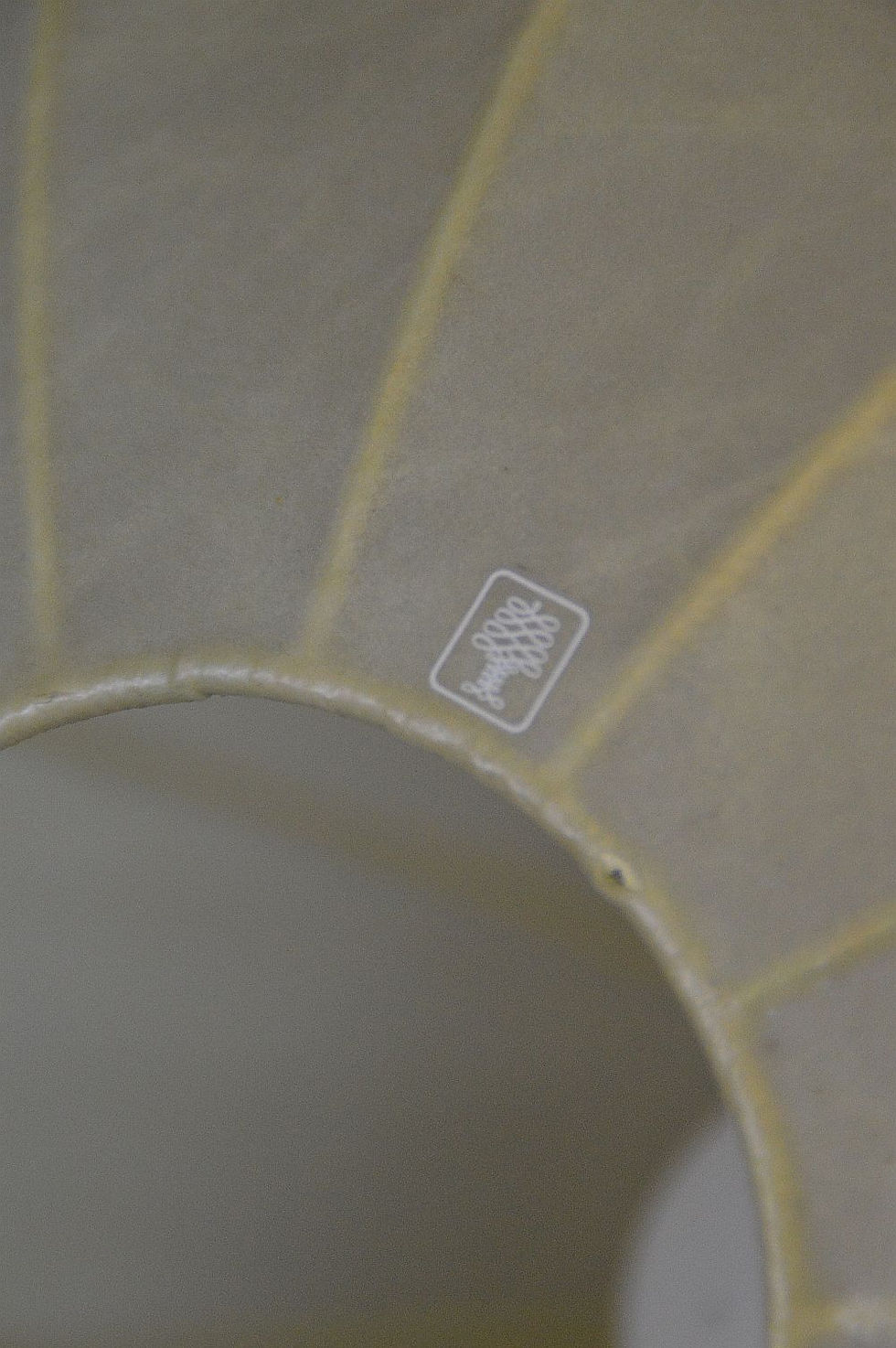 Thumbnail: Vintage cocoon hanglamp van Goldkant Leuchten, jaren '60