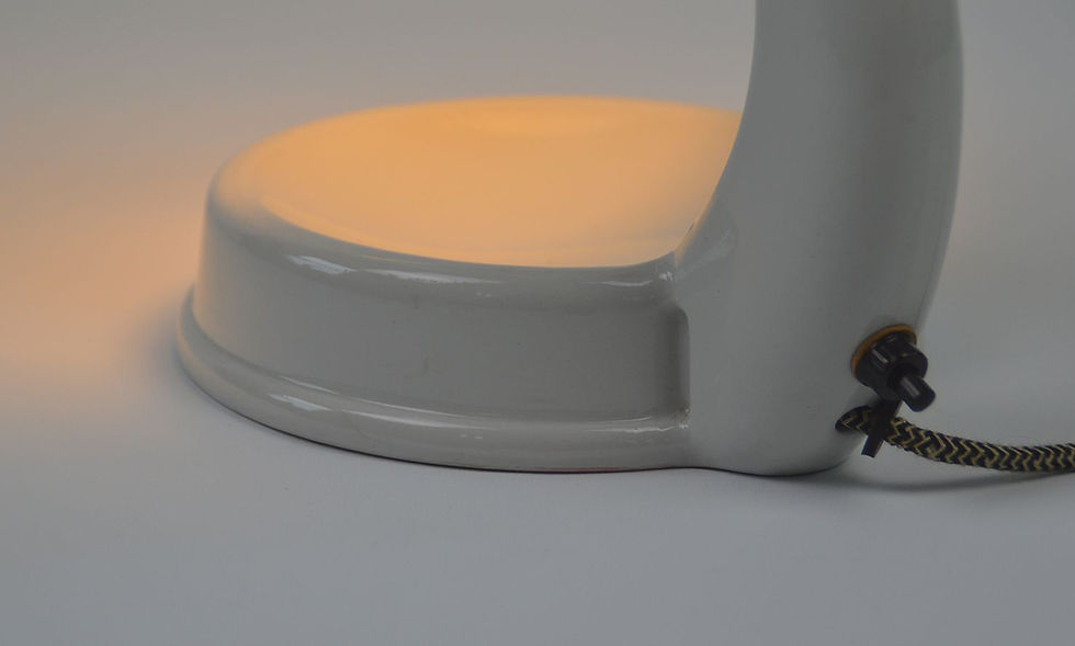 Thumbnail: Omega doctor's lamp in porcelain, 1950s