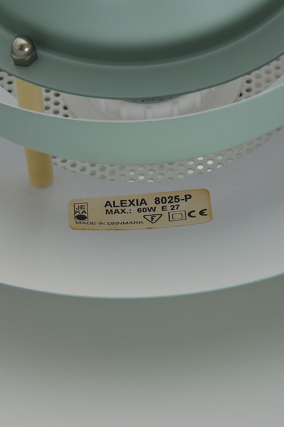 Thumbnail: Deense hanglamp 'Alexia' van Jeka Metaltryk, jaren '80