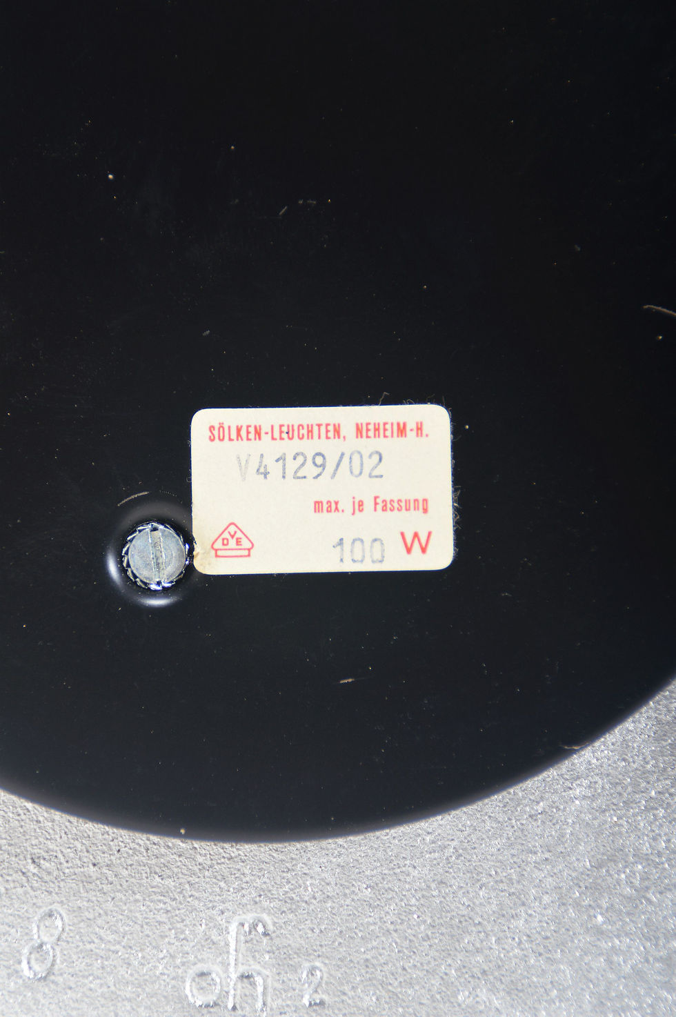 Thumbnail: Vintage vloerlamp met 2 lichtpunten van Solken Leuchten, jaren '70