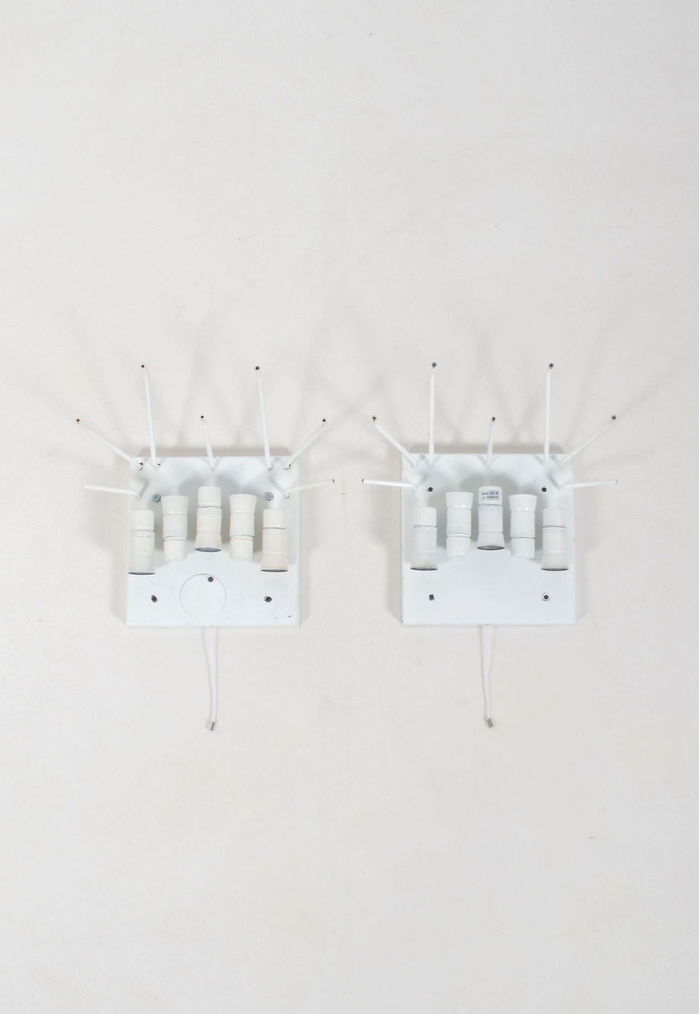 Thumbnail: Set Tulipan muurlampen van Kalmar Franken, jaren '60