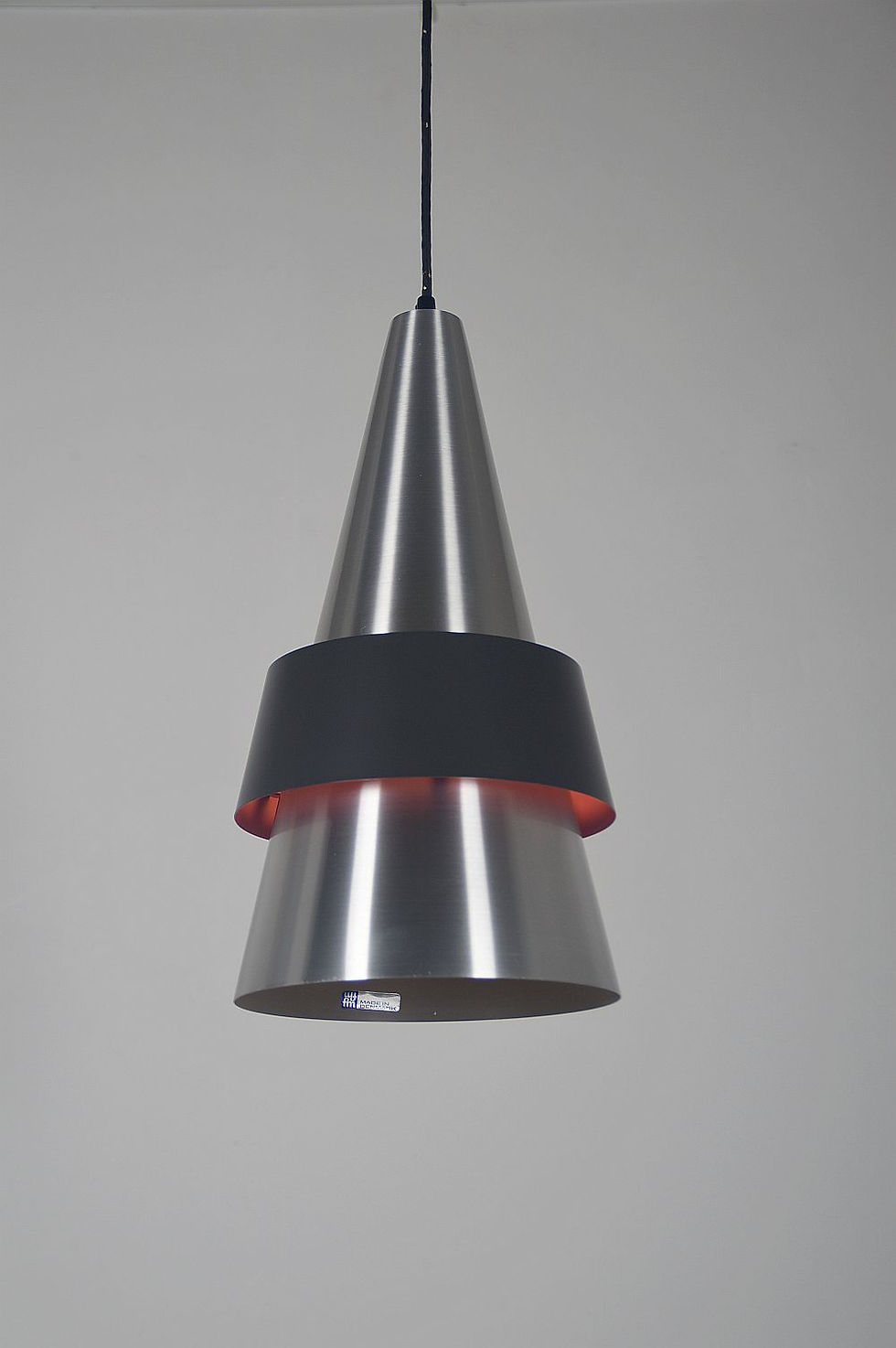 Thumbnail: Deense hanglamp 'Corona' van Jo Hammerborg voor Fog & Mørup, jaren '60