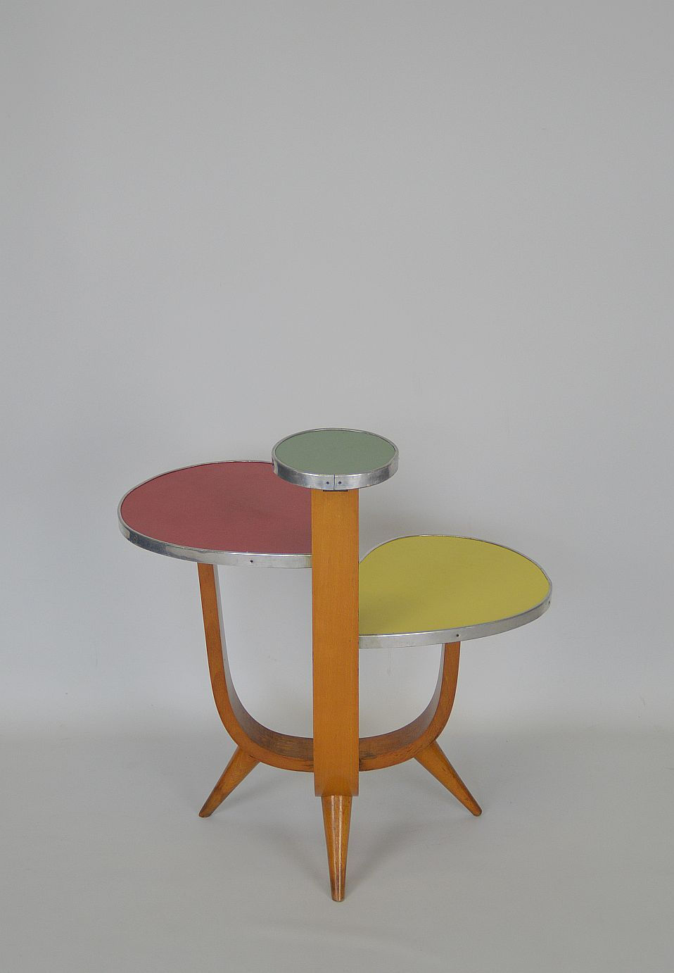Thumbnail: Vintage plantentafel met formica bovenblad, jaren '60