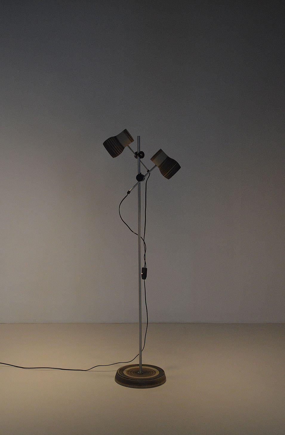 Thumbnail: Zeldzame Deense keramische vloerlamp van Lyskaer Belysning, jaren '70
