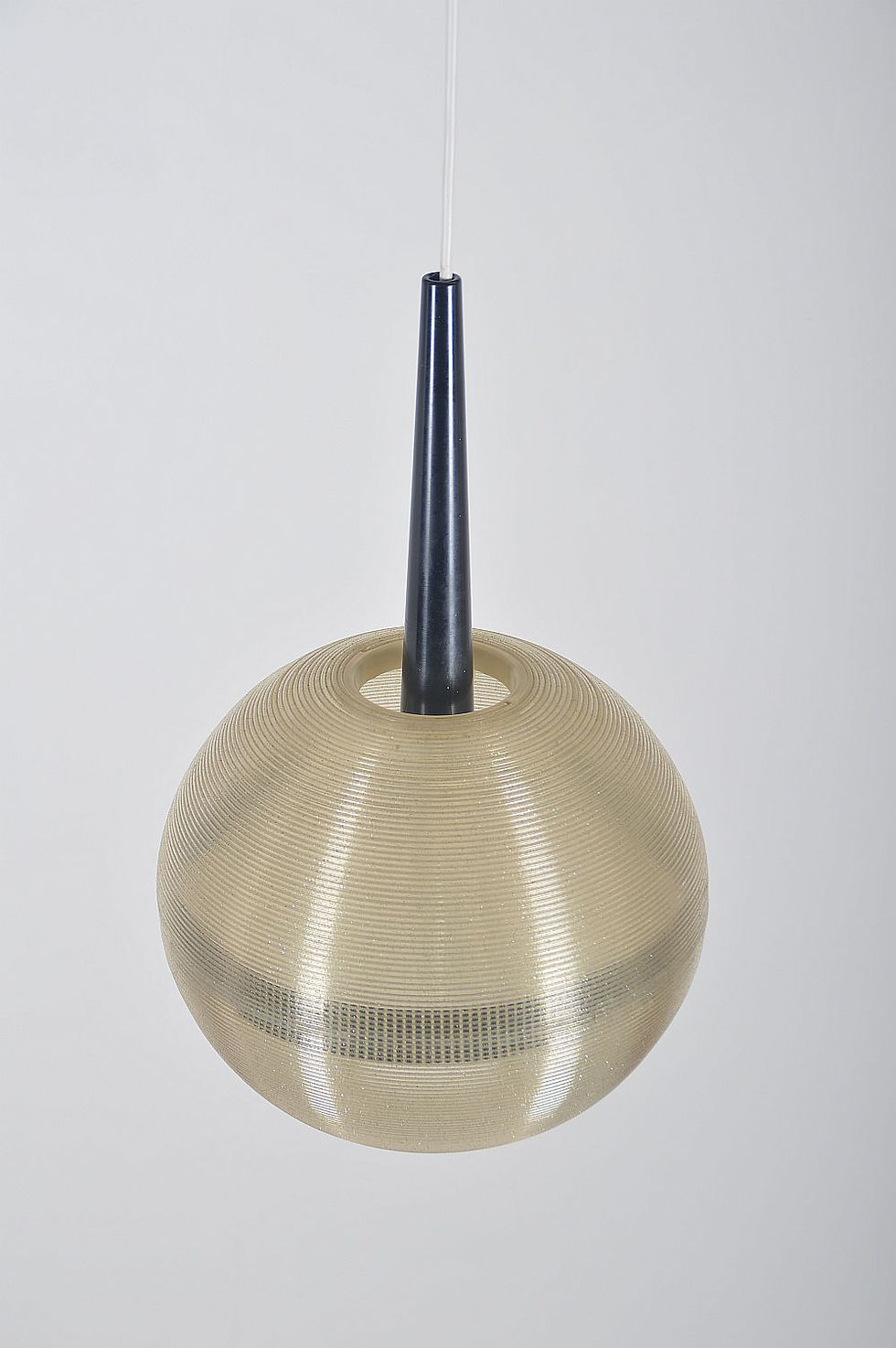Zeldzame Rotaflex hanglamp ontworpen door John en Sylvia Reid, jaren '50