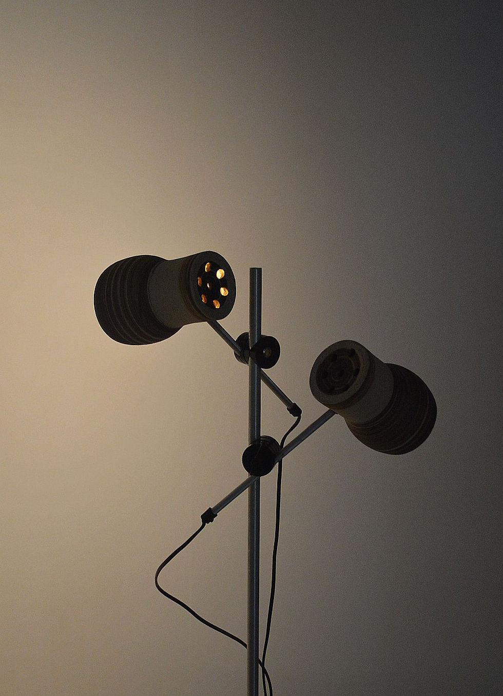 Thumbnail: Zeldzame Deense keramische vloerlamp van Lyskaer Belysning, jaren '70