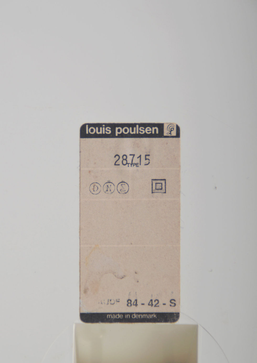 Thumbnail: Panthella vloerlamp ontworpen door Verner Panton voor Louis Poulsen, jaren '70