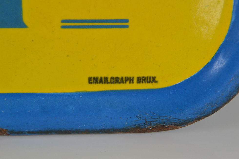 Thumbnail: Vintage emaille reclamebord voor Union uit 1934