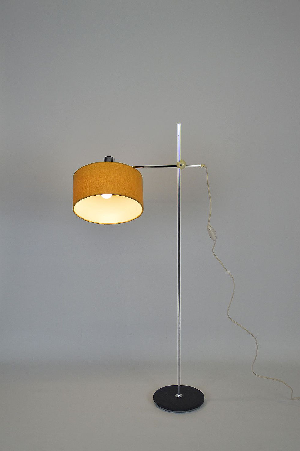 Thumbnail: Vintage vloerlamp van Fisher Leuchten, jaren '70