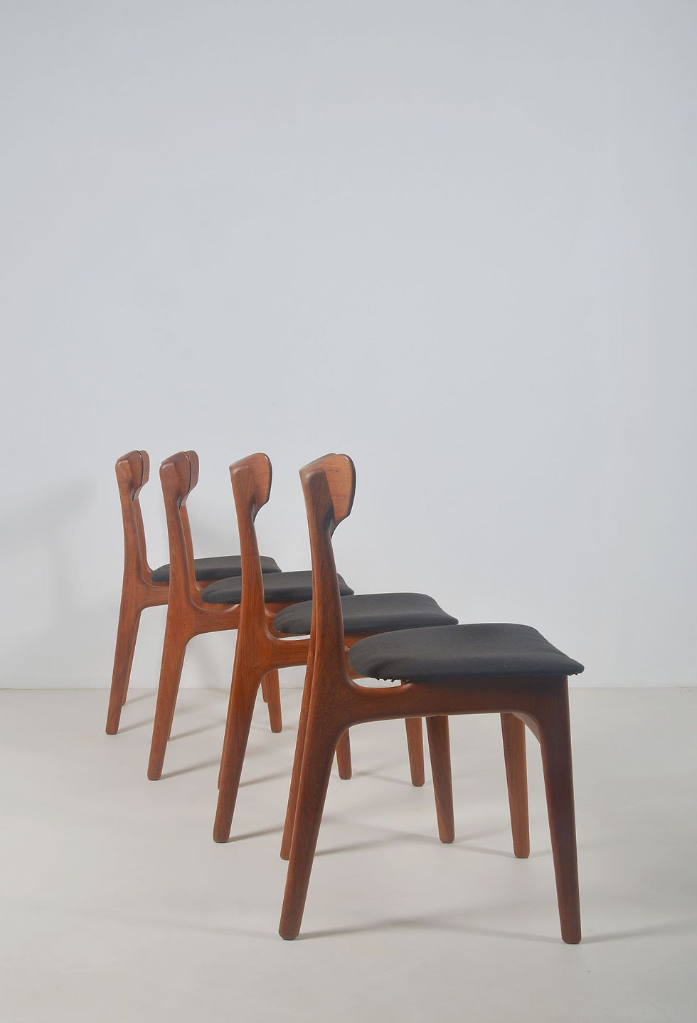 Set Deense stoelen ontworpen door Schionning & Elgaard voor Randers, jaren '60