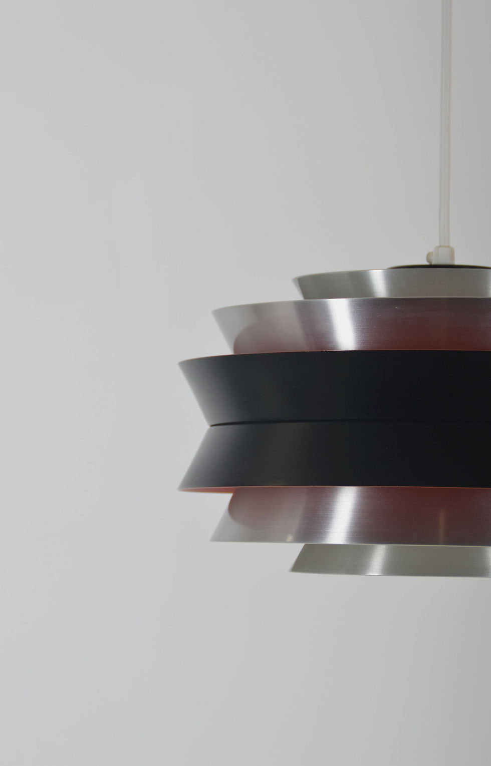 Thumbnail: Zweedse hanglamp 'Trava' ontworpen door Carl Thore voor Granhaga, jaren '60
