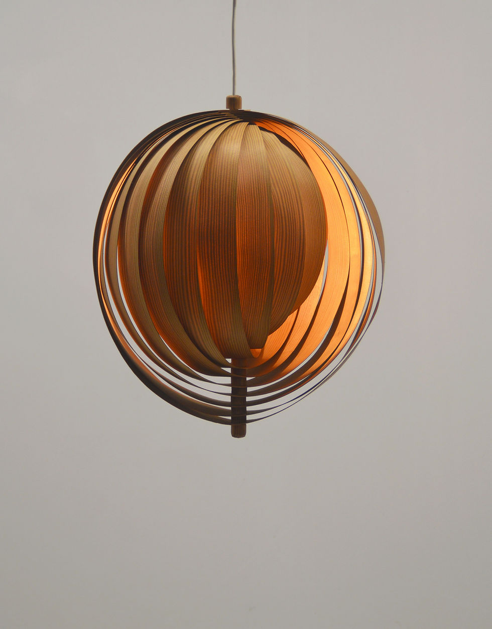 Zweedse 'Moon lamp' ontworpen door Hans-Agne Jakobsson voor Markaryd, jaren '60