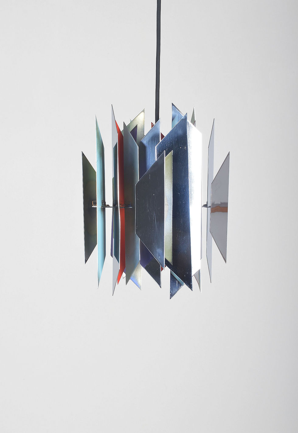 Deense lamp Tivoli Divan 2 ontworpen door Simon Henningsen voor Lyfa, jaren '60