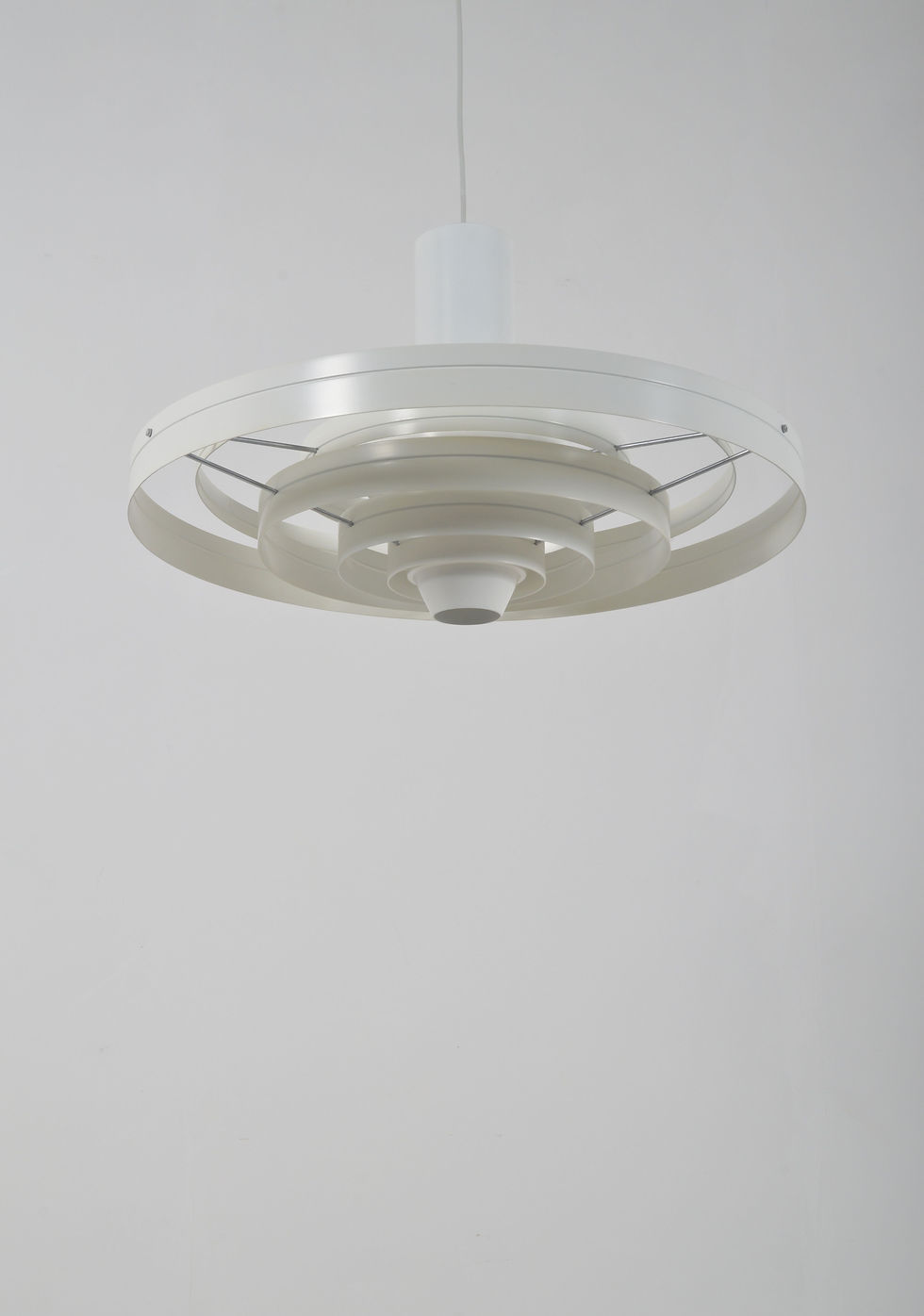 Thumbnail: Deense XL hanglamp 'Fibonacci' door Sophus Frandsen voor Fog & Mørup, 1963