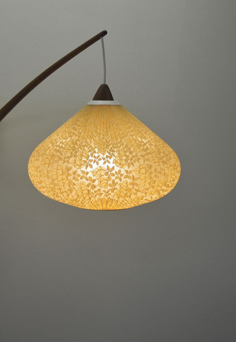 Thumbnail: Deense vintage hengellamp in teak, jaren '60