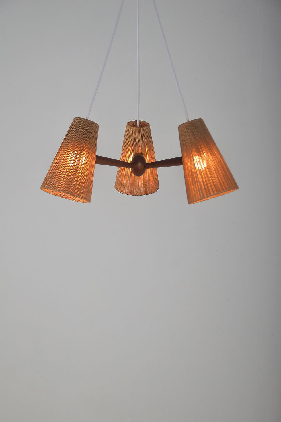 Thumbnail: Vintage hanglamp van Temde Leuchten, jaren '60