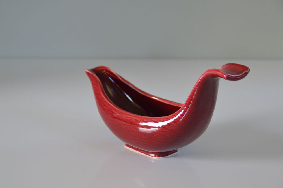 Thumbnail: Vintage Boch New Time sauce boat from 1955 in good condition