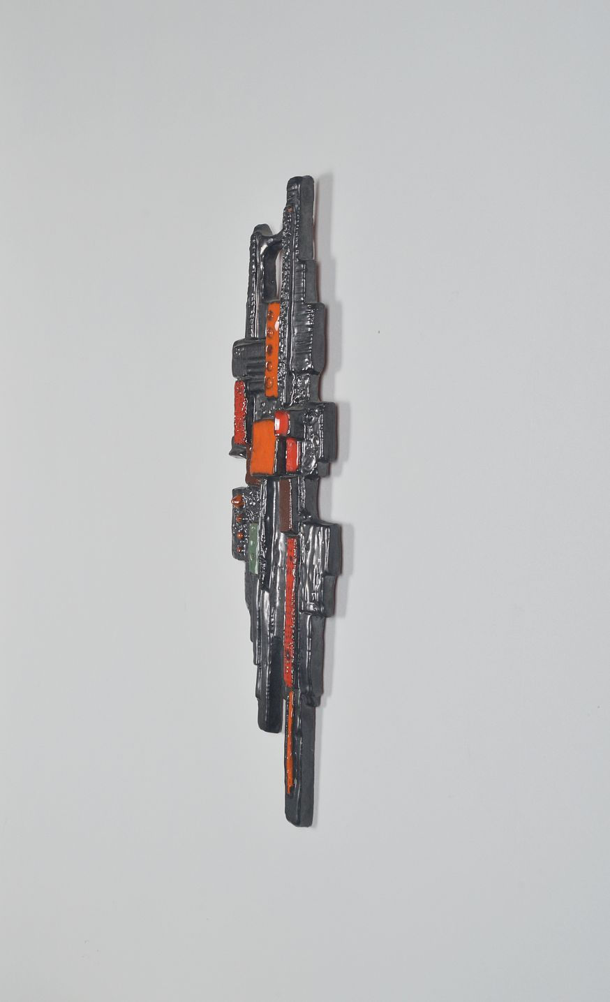 Thumbnail: Keramische wandsculptuur ontworpen door F. Sanchez, jaren '60
