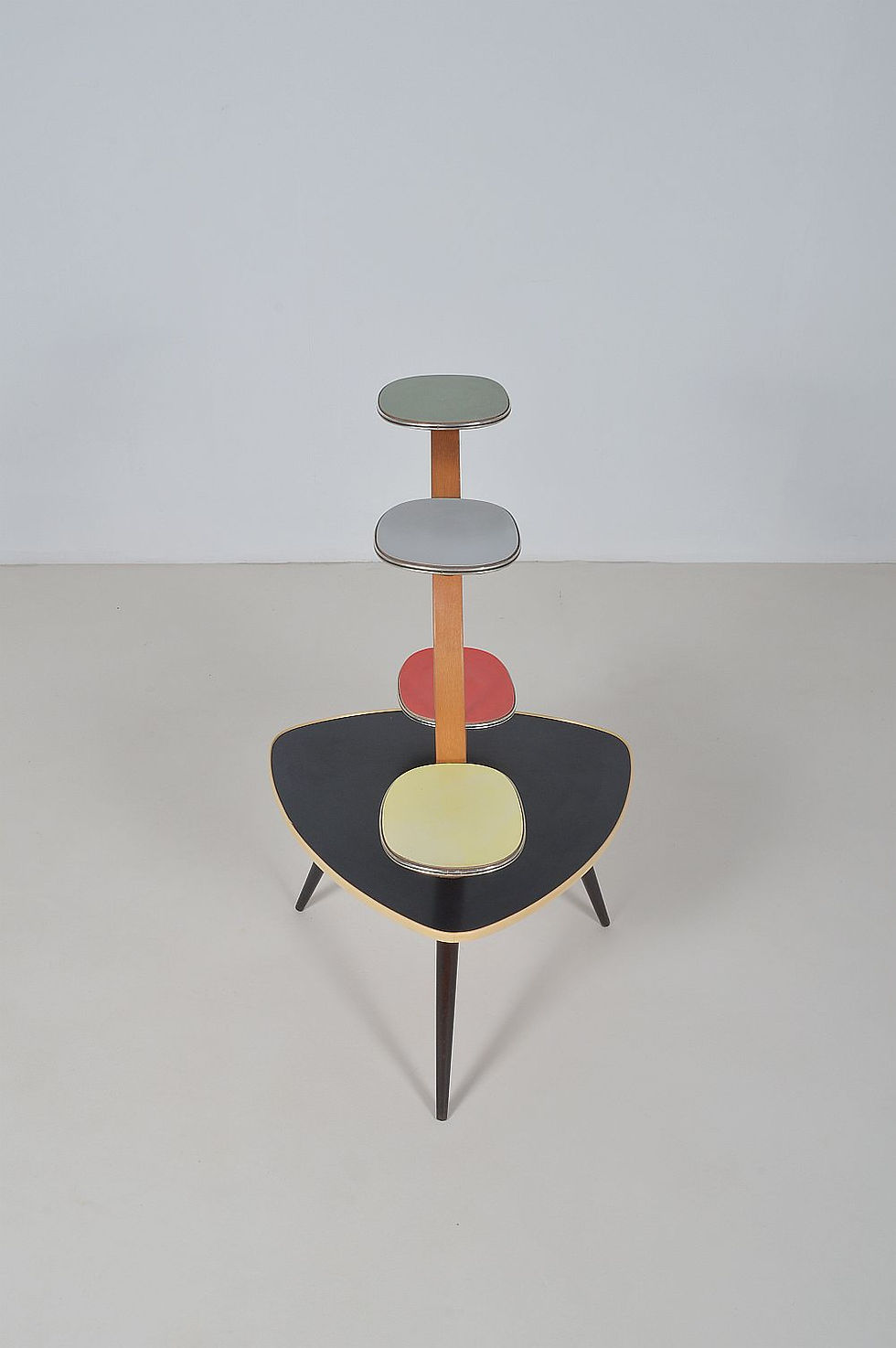 Thumbnail: Vintage plantentafel met formica in atomic stijl, jaren '60