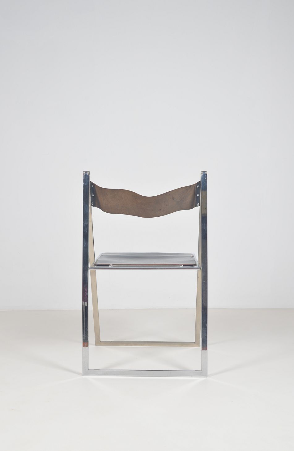 Thumbnail: Design klapstoel 'Elios' ontworpen door Fontoni & Geraci, jaren '70