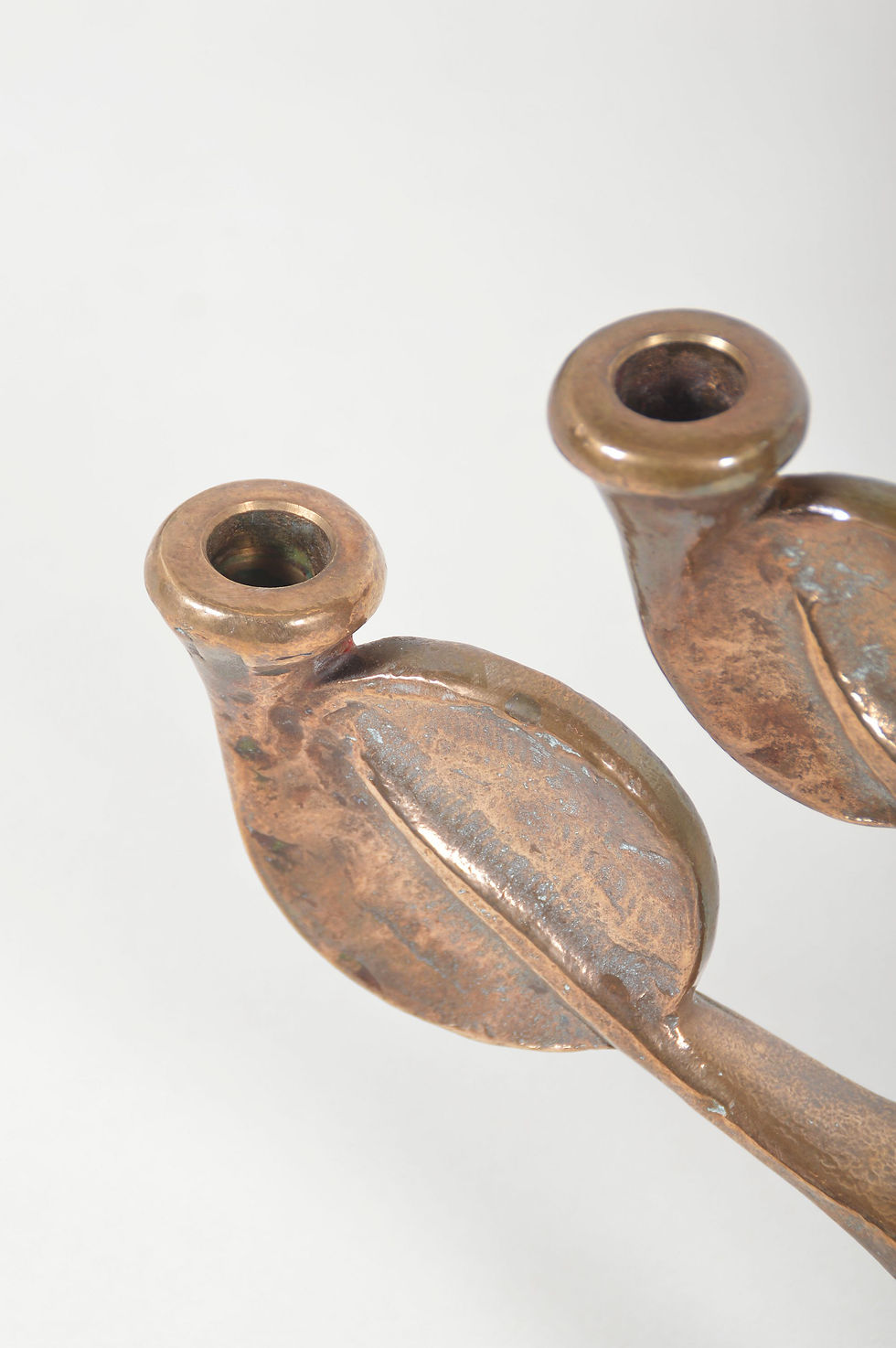 Thumbnail: Bronzen kandelaar door Michael Harjes voor Harjes Metallkunst, jaren '70