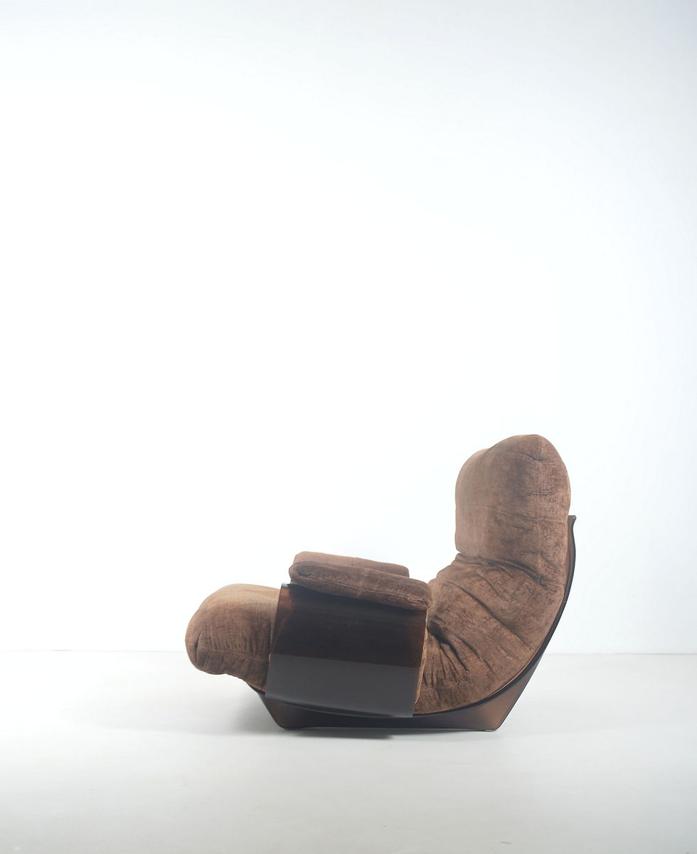 Thumbnail: Marsala zetel met armleuningen door Michel Ducaroy voor Ligne Roset, jaren '70