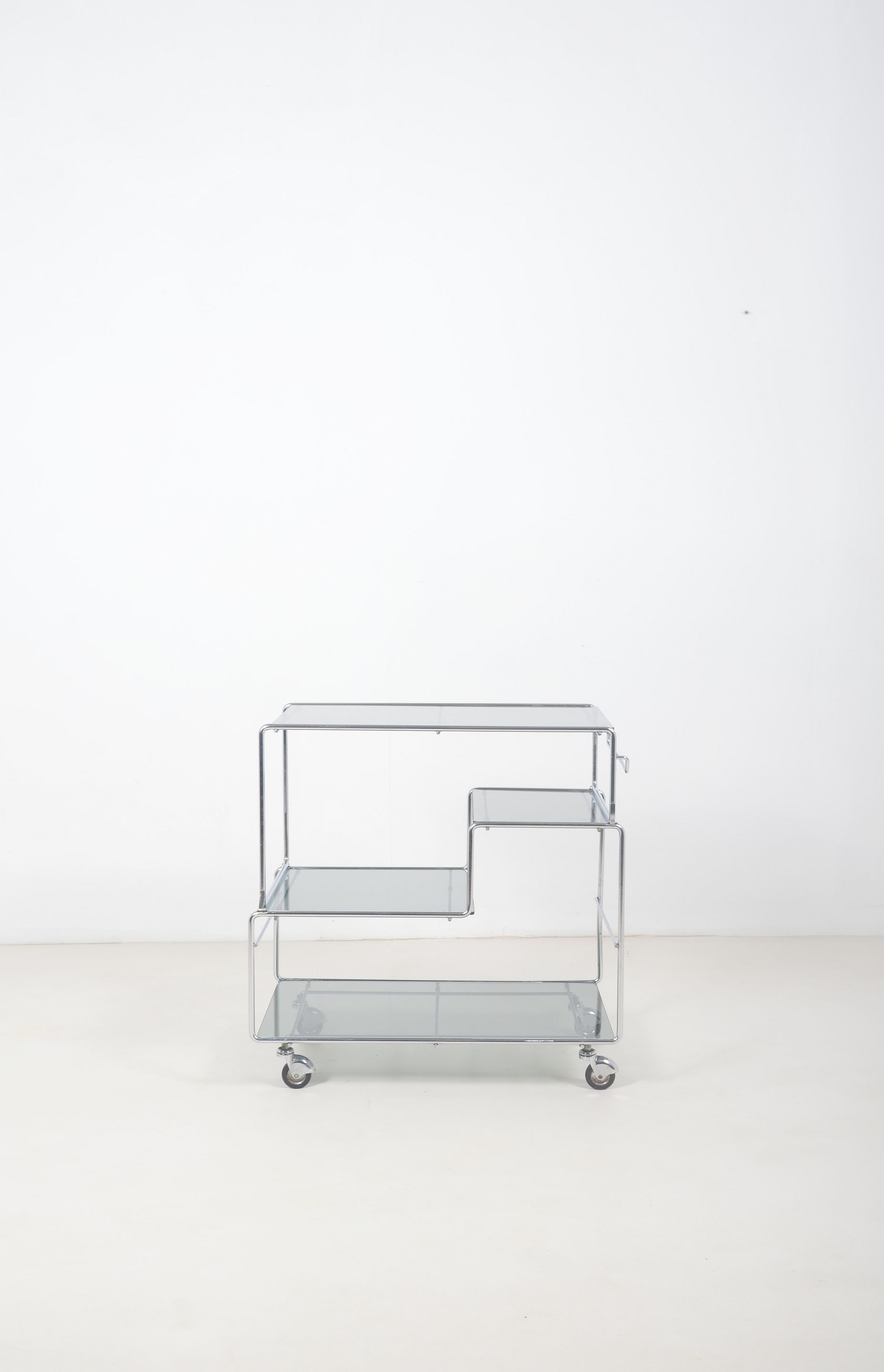 Modulaire salontafel/trolley ontworpen door Max Sauze, jaren '70