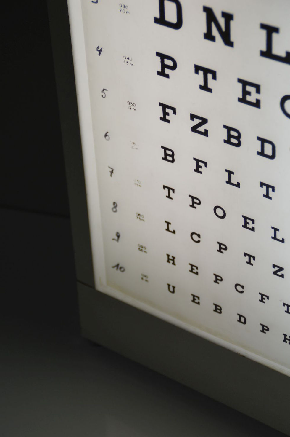 Thumbnail: Lichtbak van optometrist in prima werkende staat