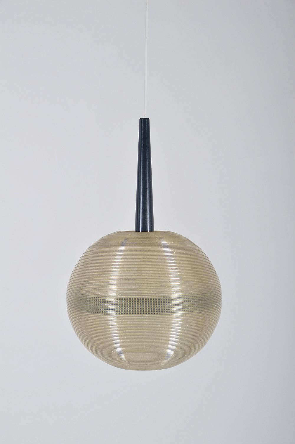 Zeldzame Rotaflex hanglamp ontworpen door John en Sylvia Reid, jaren '50