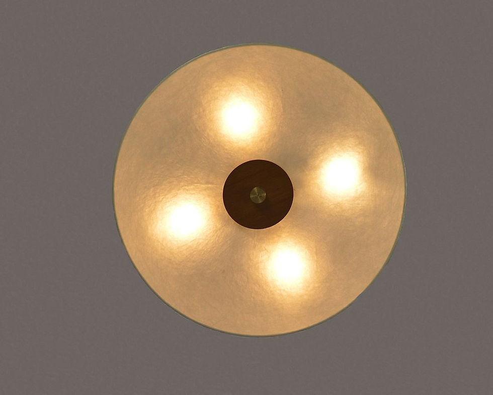 Thumbnail: Mid-century plafondlamp van Goldkant Leuchten, jaren '70
