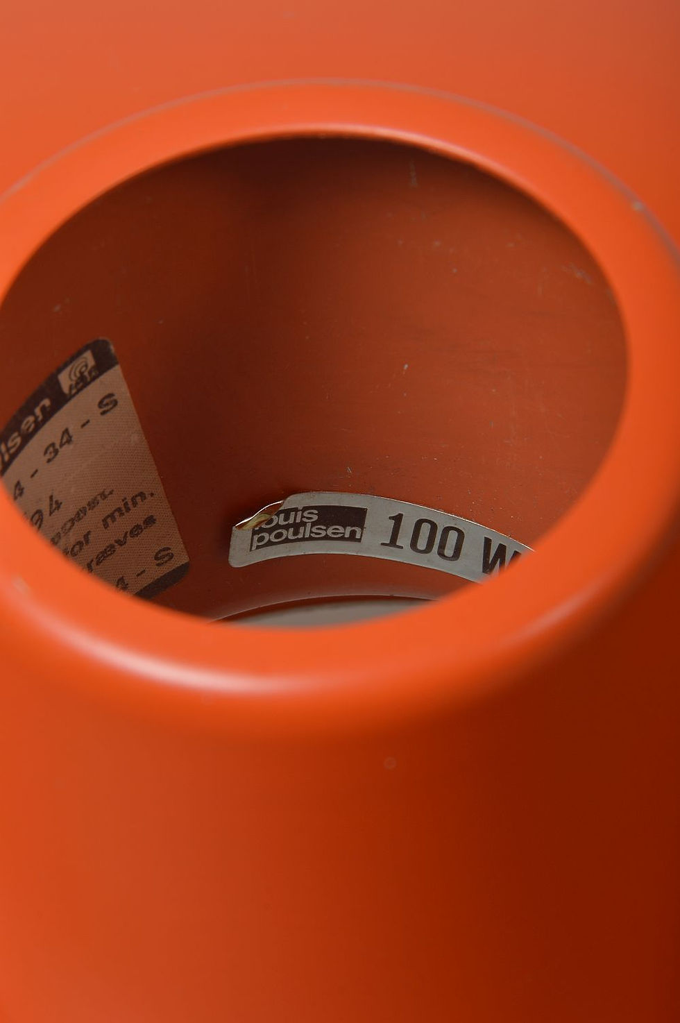 Thumbnail: Rode hanglamp PH 4/3 door Poul Henningsen voor Louis Poulsen, jaren '60