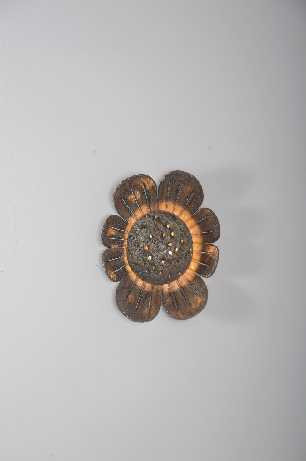 Thumbnail: Deense wandlamp in keramiek, jaren '60