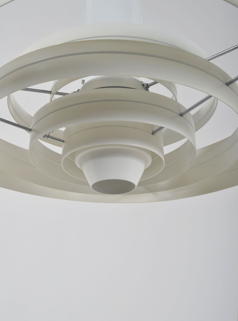 Thumbnail: Deense XL hanglamp 'Fibonacci' door Sophus Frandsen voor Fog & Mørup, 1963