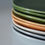 Thumbnail: Set of 8 vintage Boch New Time 8 large size dinner plates from 1955
