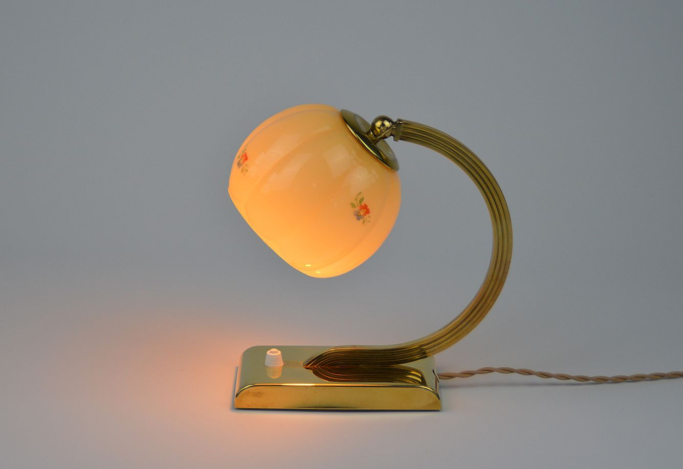 Atmospheric lamp with brass, 1950s