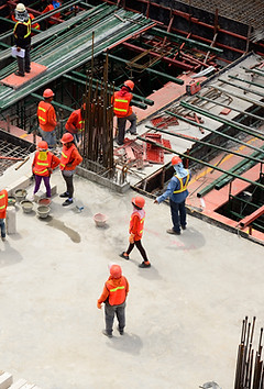 Obreros de la construcción