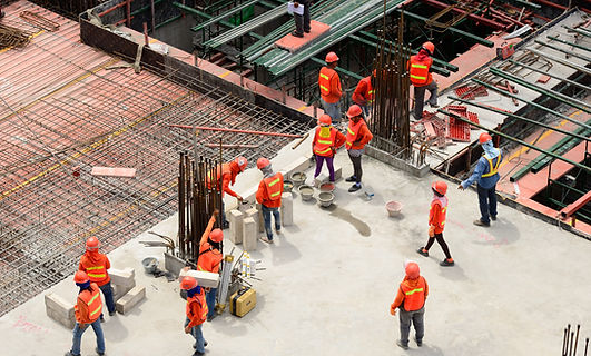 trabajadores de la construcción