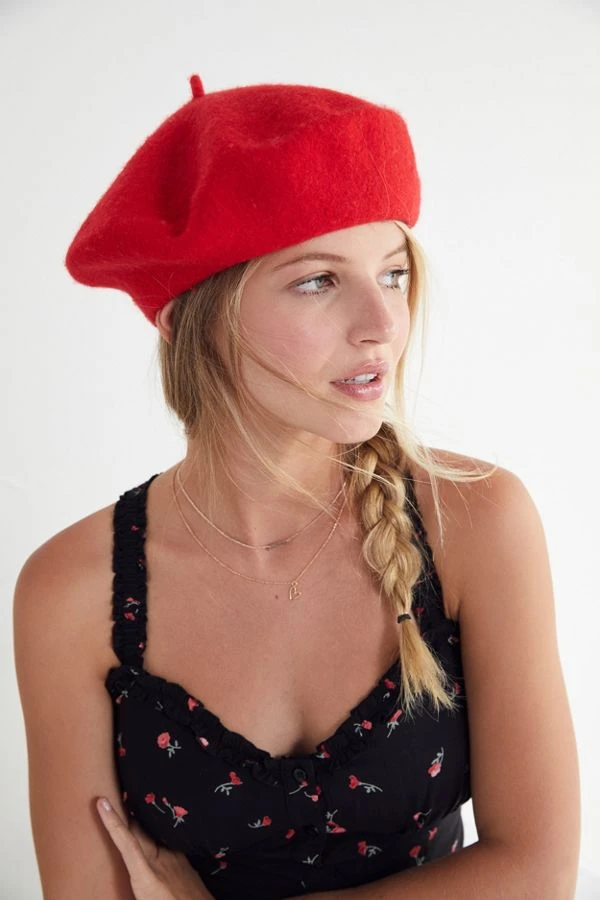 classic red beret