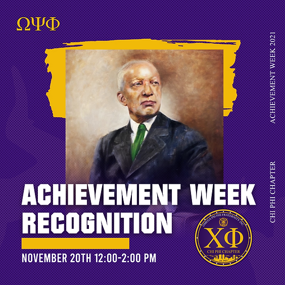 Achievement Week Recognition Program