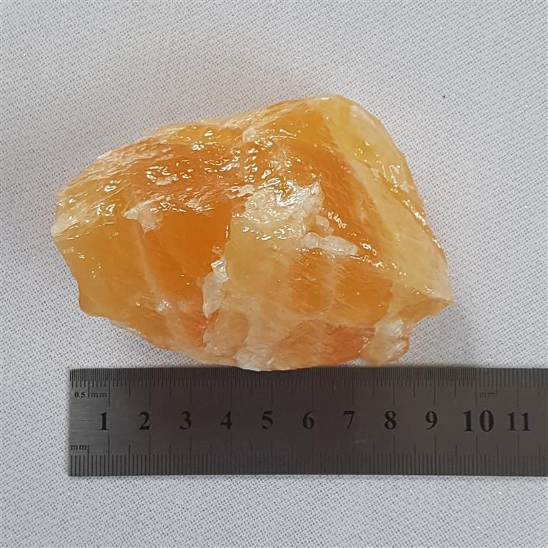 Thumbnail: Very large A Grade Raw Orange Quartz Calcite.